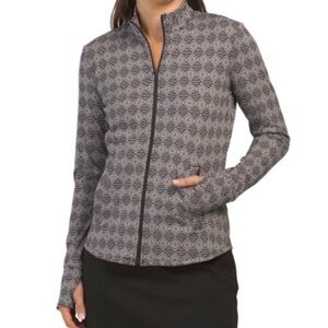 Sigrid Olsen Long Sleeve Zip Up Top Jacket